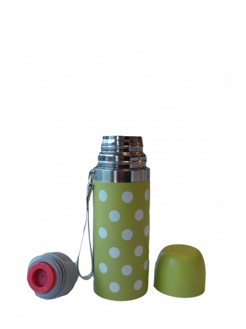 Sema Baby Puantiyeli Bebek Termosu 350 ml - Yeşil