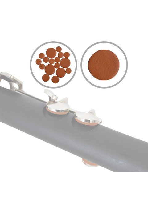 KLARNET AKS GUDERİ TAKIM DERİ KAHVE (RPC17LB)