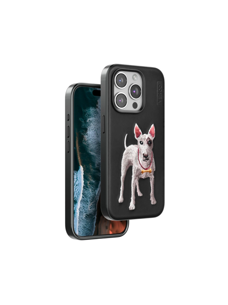 Venco  İphone 14 Pro Max Perma Desenli Kapak - Siyah