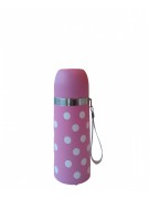 Sema Baby Puantiyeli Bebek Termosu 350 ml - Pembe