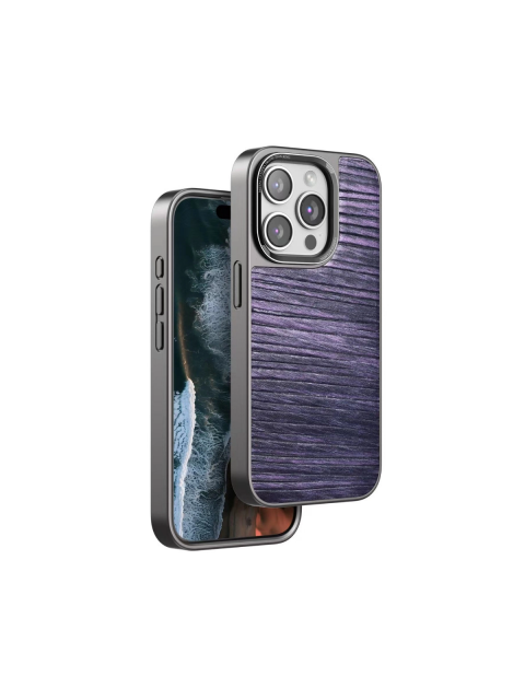 Venco  İphone 14 Pro Wave Kapak - Derin Mor