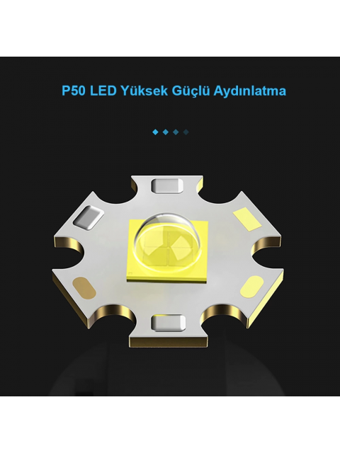3000 Lümen  Güçlü El Feneri  Wt-600