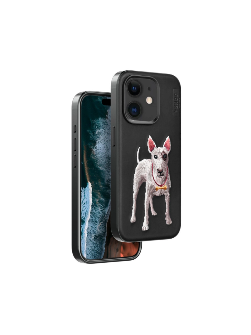 Venco  İphone 11 Perma Desenli Kapak - Siyah