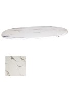 Werzalit veya Wermodin Masa Tablası Oval 94x146 - Afyon Marble