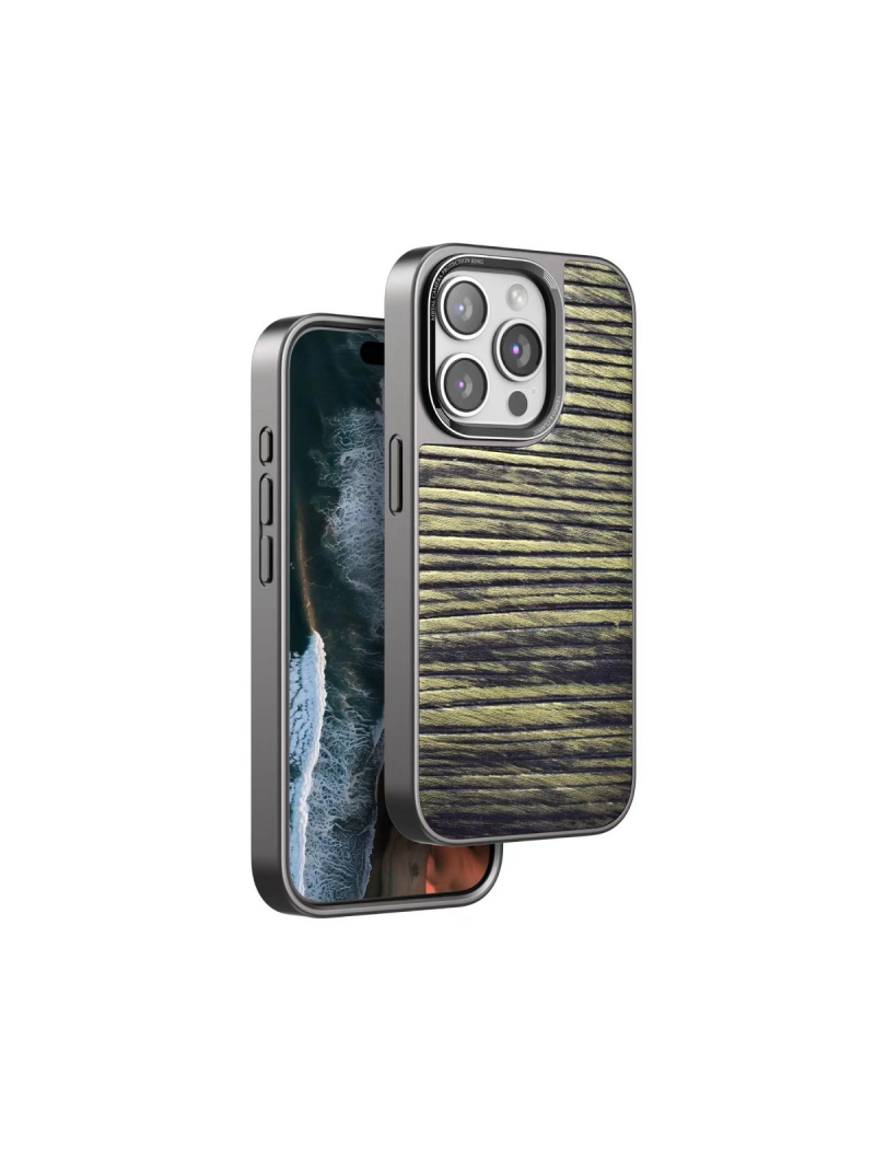 Venco  İphone 14 Pro Max Wave Kapak - Koyu Kahve