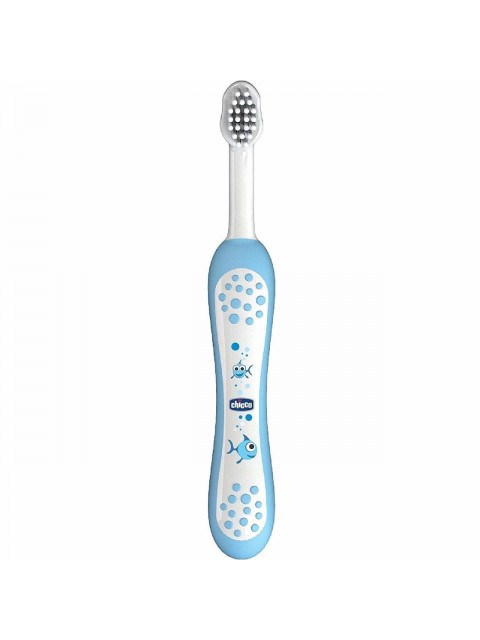 Chicco İlk Süt Dişi Fırçası Mavi 6-36 Ay