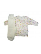 Sema Baby Bebek Pijama Takımı 0-3 Ay - Krem