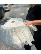 Sema Baby Fistolu Güpürlü Lüks Yenidoğan Bebek Yatağı - Ekru Sema Baby Fistolu Güpürlü Lüks Yenidoğan Bebek Yatağı - Ekru