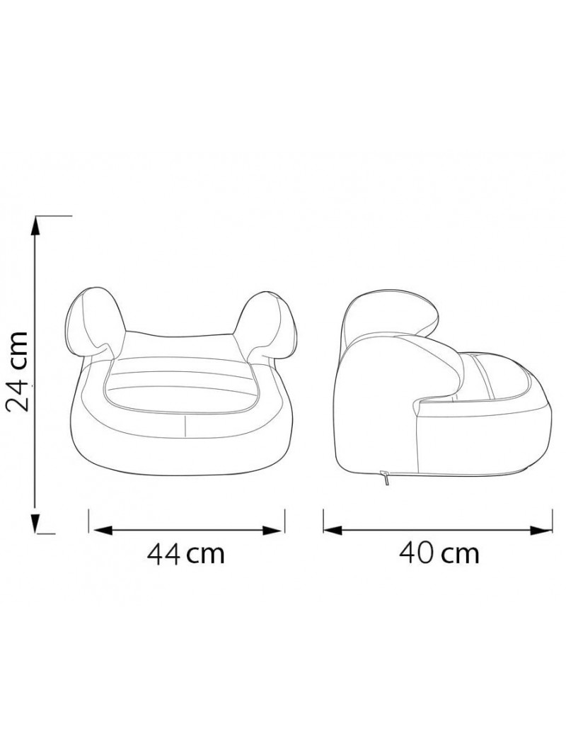 ComfyMax Premium 15-36Kg Oto Koltuğu Yükseltici - Red