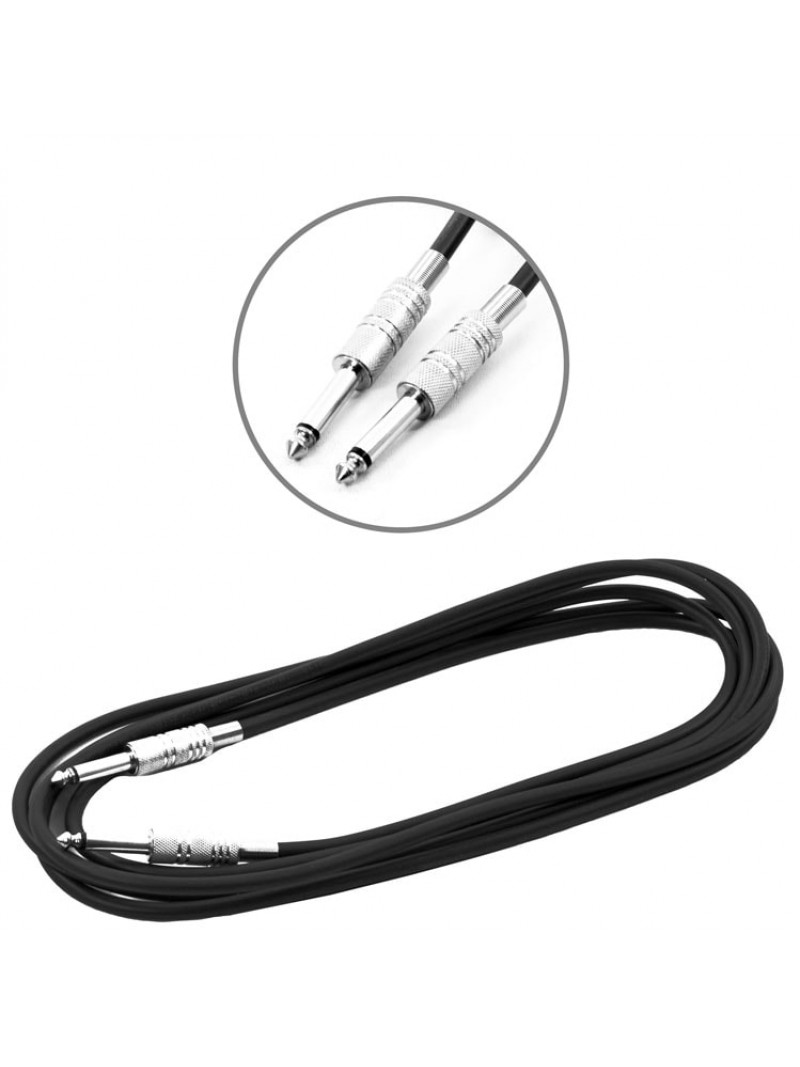 Kablo Jak Fişli Pro 5 Metre Siyah KJF5BK