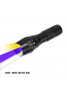 Beyaz , Sarı Ve Mor Renk Aydınlatma Q5 Led  Wt-610