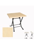Klasik Katlanır Masa 70x70 cm - (Werzalit, Wermodin ve Allzalit Tabla) - Akçaağaç