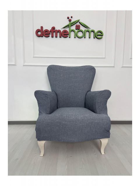 Döşemelik Kumaş Düz Keten Lastikli Kayma Yapmayan 3311 Takım Koltuk Örtüsü