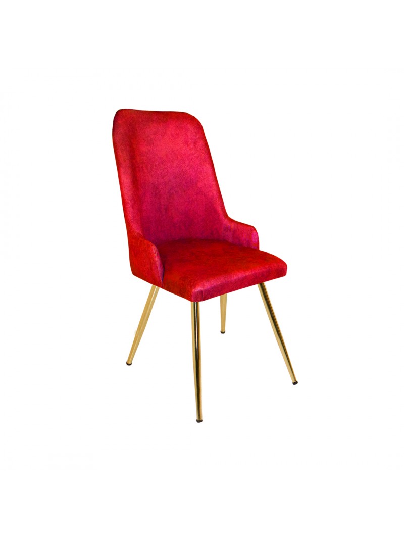 Çırağan Sandalye Gold - Bordo