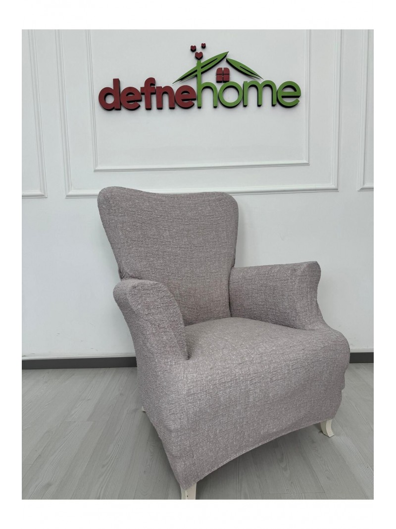 Döşemelik Kumaş Düz Keten Lastikli Kayma Yapmayan 3311 Takım Koltuk Örtüsü