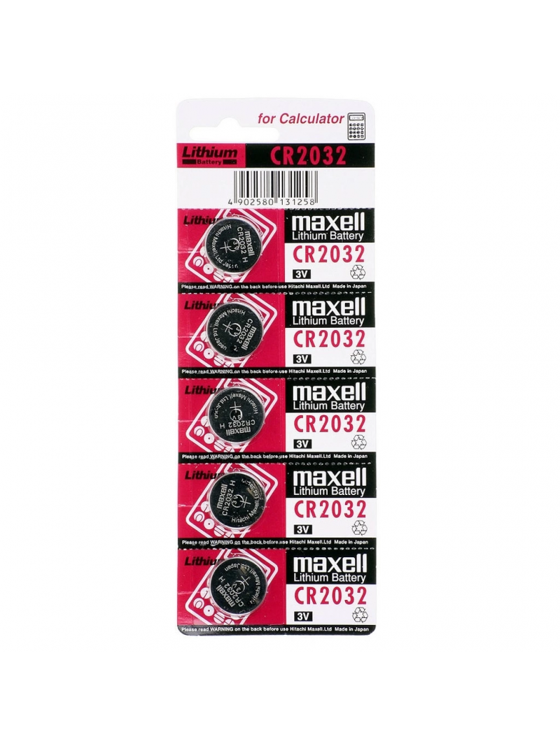 Maxell Cr2032 3v Lityum Düğme Pil 5'li Paket