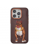 Venco  İphone 14 Pro Max Perma Desenli Kapak - Kahverengi